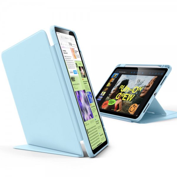 ESR iPad 10.9 (gen 10)/iPad 11 (A16) Etui Flip Hybrid Lyseblå