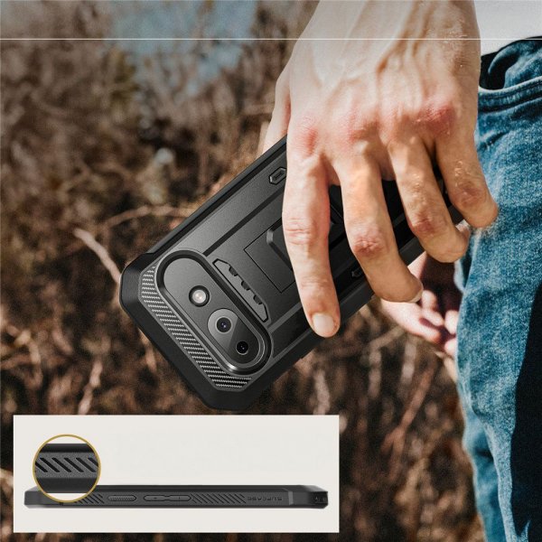 Supcase Google Pixel 9a Deksel UB Pro Svart