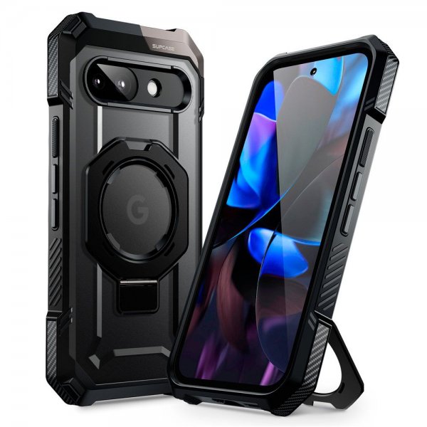 Supcase Google Pixel 9a Deksel UB Grip MagSafe Svart