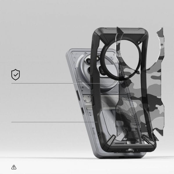Ringke Nothing Phone (3a) Pro Deksel Fusion X Camo Black