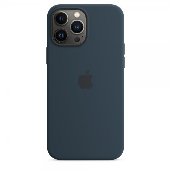 Apple Original iPhone 13 Pro Max Deksel Silicone Case MagSafe Abyss Blue