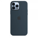 Apple Original iPhone 13 Pro Max Deksel Silicone Case MagSafe Abyss Blue