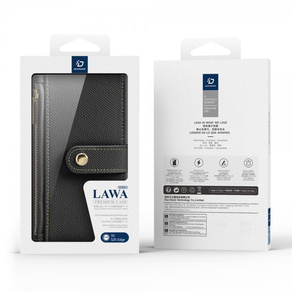 Dux Ducis Samsung Galaxy S25 Edge Etui 2-in-1 Lawa Series MagSafe Svart