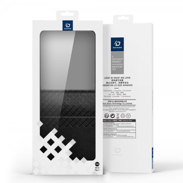 Dux Ducis Samsung Galaxy Z Flip 7 Deksel Bril Series Svart