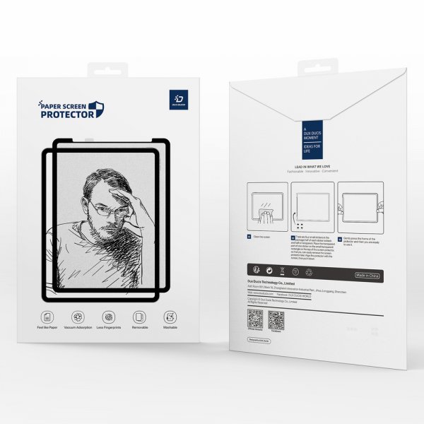 Dux Ducis Samsung Galaxy Tab S10 FE Plus Skjermbeskytter Naad Series Matte