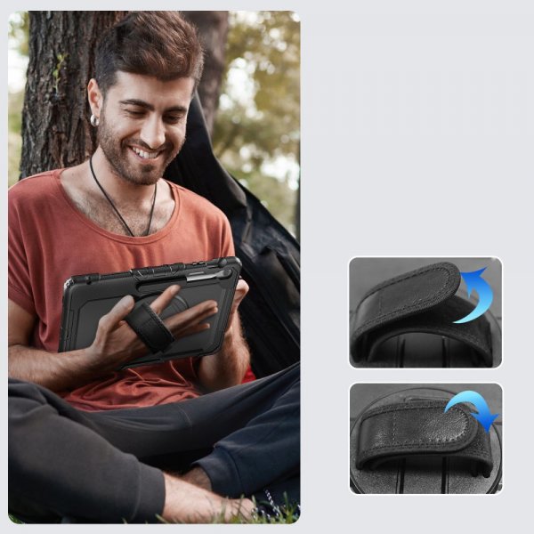 Tech-Protect Samsung Galaxy Tab S10 FE Plus Deksel Solid Case Svart