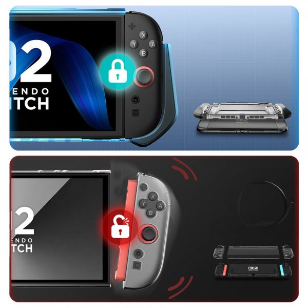 Supcase Nintendo Switch 2 Deksel Blade Svart