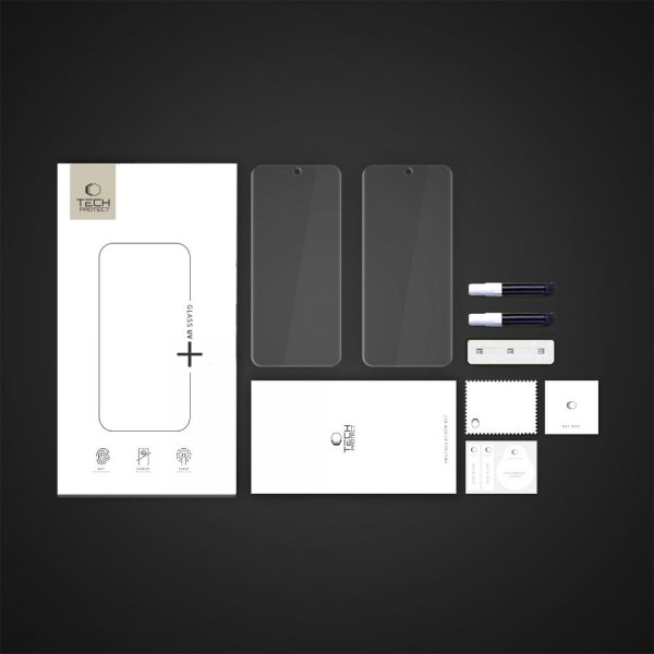 Tech-Protect Motorola Edge 60 Pro Skjermbeskytter Glass UV+ 2-pakning