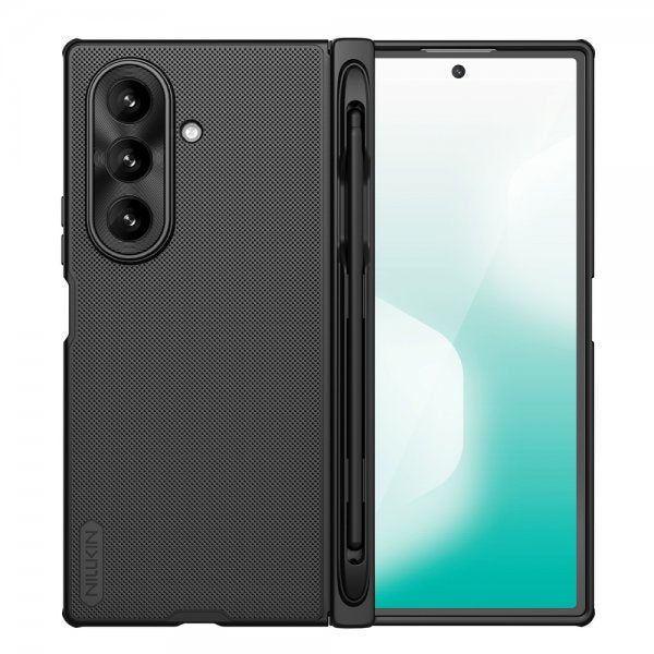 Nillkin Samsung Galaxy Z Fold 7 Deksel Super Frosted Shield Fold Pen Slot Svart