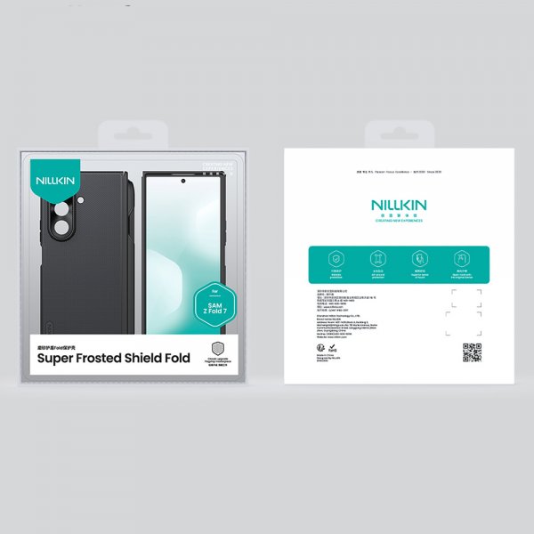 Nillkin Samsung Galaxy Z Fold 7 Deksel Super Frosted Shield Fold MagSafe Pen Slot Svart