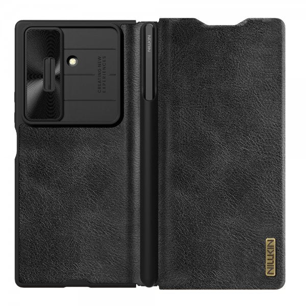 Nillkin Samsung Galaxy Z Fold 7 Etui Qin Pro Leather Svart