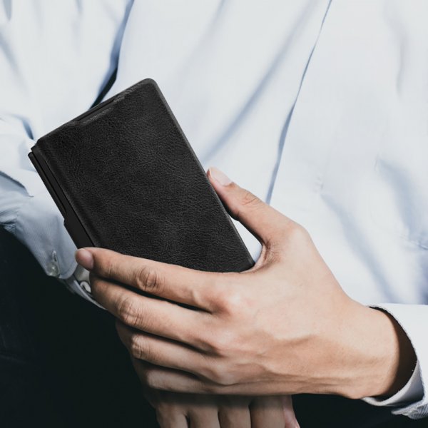 Nillkin Samsung Galaxy Z Fold 7 Etui Qin Pro Leather Svart