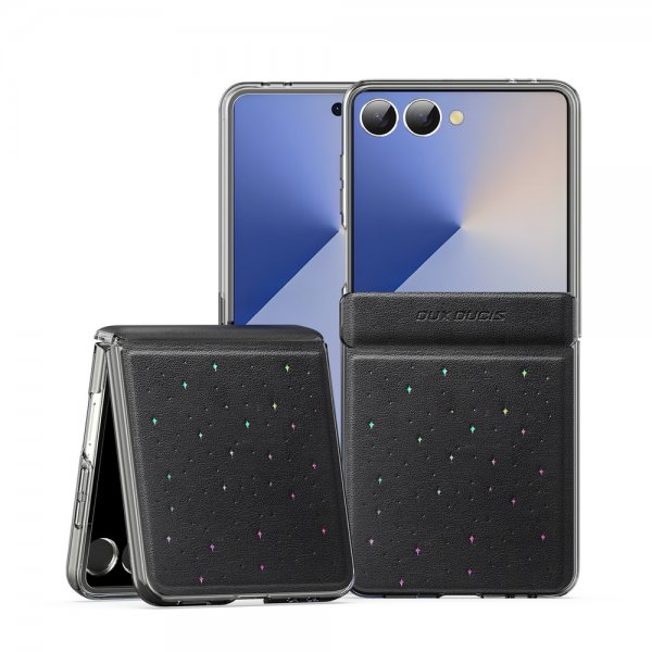 Dux Ducis Samsung Galaxy Z Flip 7 Deksel Stex Series Svart