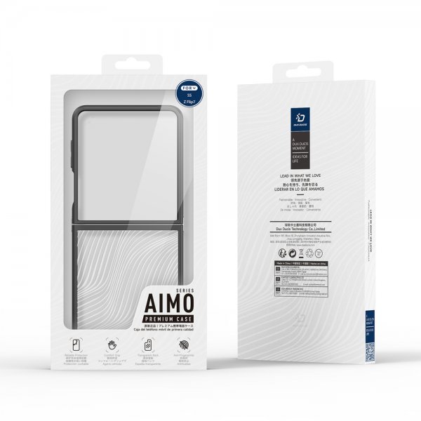 Dux Ducis Samsung Galaxy Z Flip 7 Deksel Aimo Series Svart