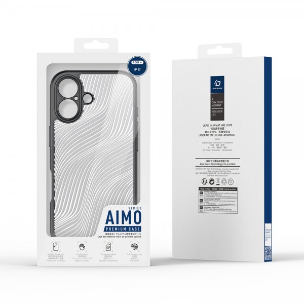 Dux Ducis iPhone 17 Deksel Aimo Series Svart