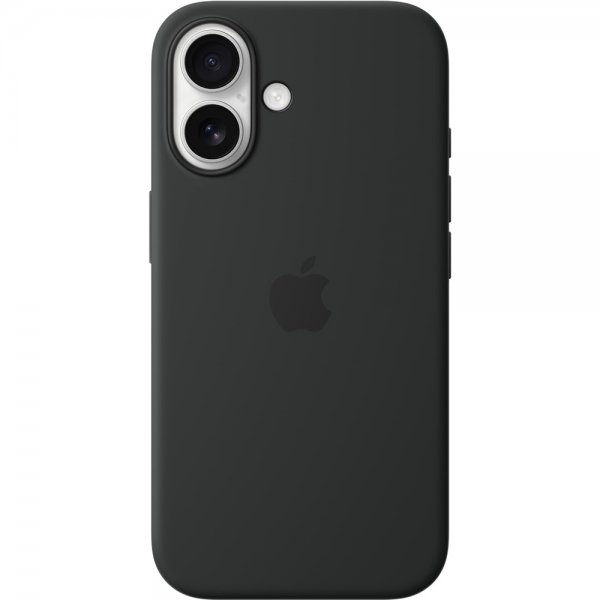Apple Original iPhone 16 Deksel Silicone Case MagSafe Svart