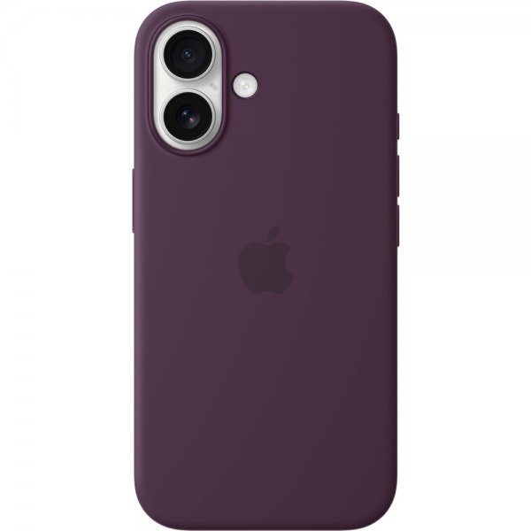 Apple Original iPhone 16 Deksel Silicone Case MagSafe Plum