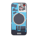 iPhone 15 Baksideglass med Magnet og Kameralinse - Hvit
