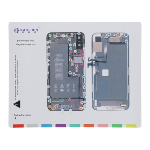 Magnetisk skruematte for iPhone 11 Pro Max