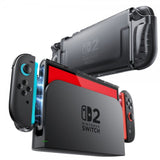 Supcase Nintendo Switch 2 Deksel Crystal Transparent Svart
