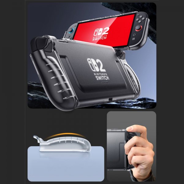 Supcase Nintendo Switch 2 Deksel Crystal Transparent