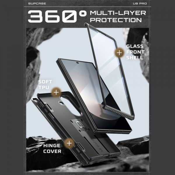 Supcase Samsung Galaxy Z Fold 7 Deksel UB Pro Svart