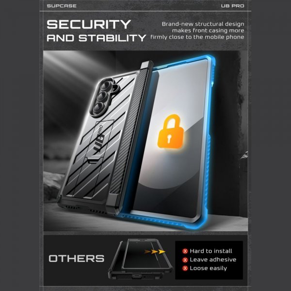 Supcase Samsung Galaxy Z Fold 7 Deksel UB Pro Svart