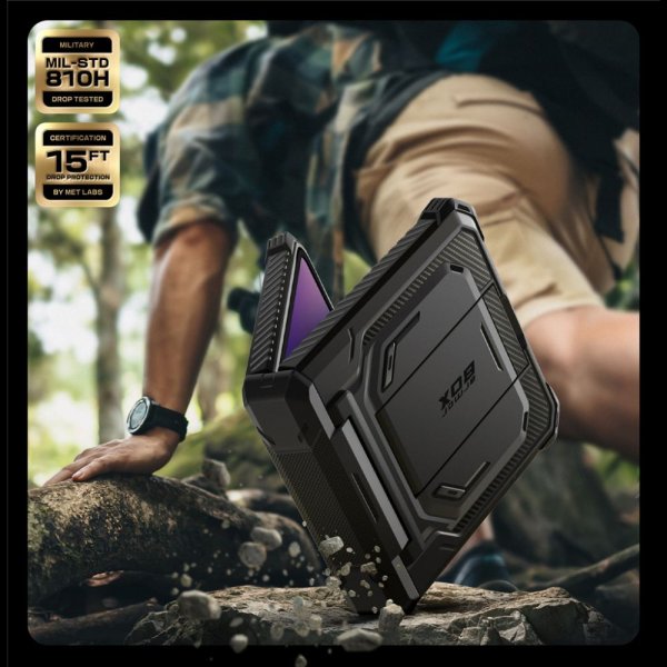 Supcase Samsung Galaxy Z Flip 7 Deksel ArmorBox Svart