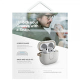 UNIQ AirPods 4 Deksel Clyde Oransje