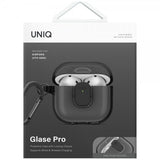 UNIQ AirPods 4 Deksel Glase Pro Svart