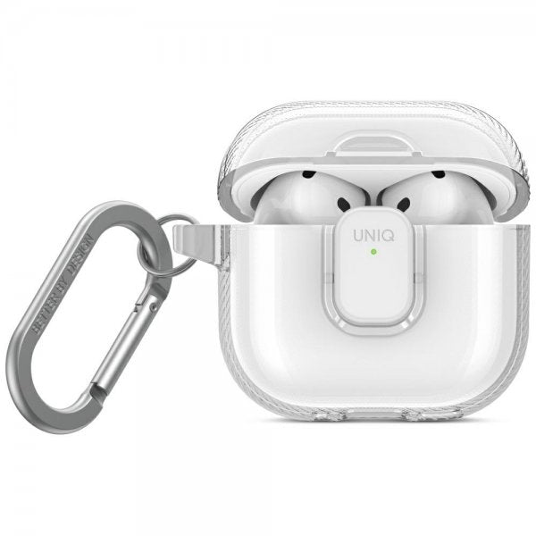 UNIQ AirPods 4 Deksel Glase Pro Transparent