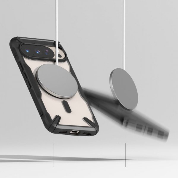 Ringke Google Pixel 10/Pixel 10 Pro Deksel Fusion X Magnetic Svart