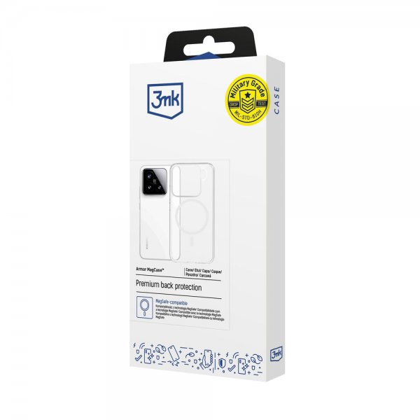 3mk Xiaomi 15 Deksel Armor MagCase Transparent