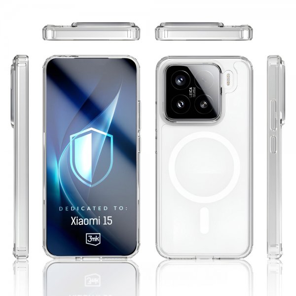 3mk Xiaomi 15 Deksel Armor MagCase Transparent