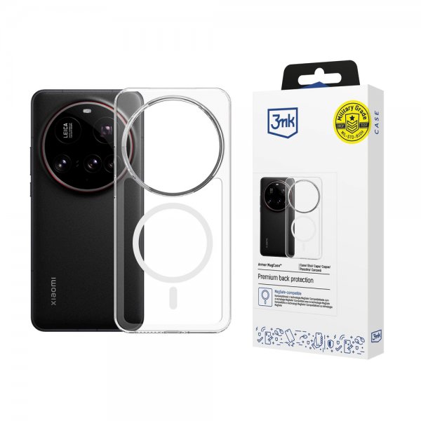 3mk Xiaomi 15 Ultra Deksel Armor MagCase Transparent