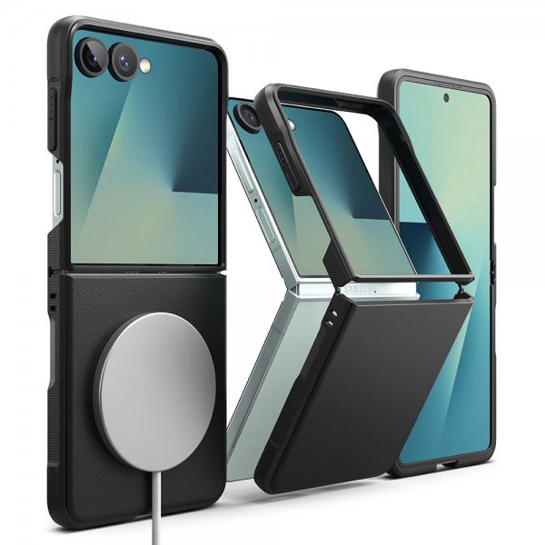 Ringke Samsung Galaxy Z Flip 7 Deksel Onyx Magnetic Svart