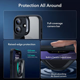 ESR iPhone 17 Deksel og Skjermbeskytter Classic Hybrid MagSafe Set Svart Transparent
