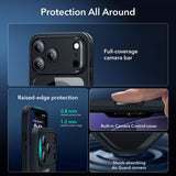 ESR iPhone 17 Pro Deksel og Skjermbeskytter Classic Hybrid MagSafe Set Svart Transparent