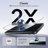 ESR iPhone 17 Pro Skjermbeskytter UltraFit 2-pakning