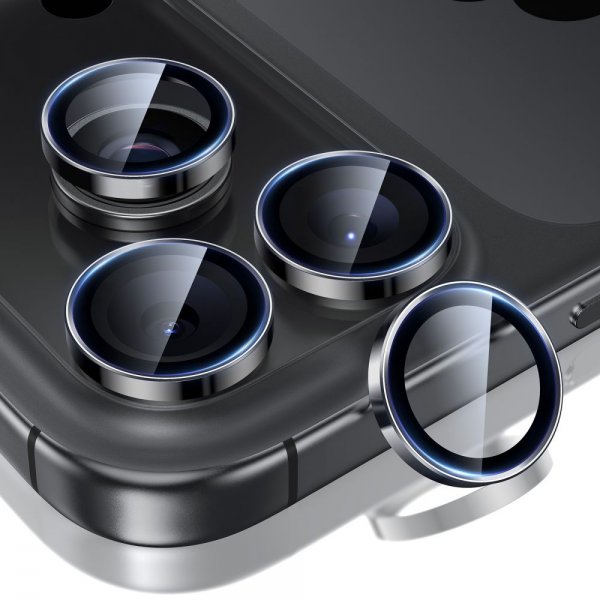 ESR iPhone 14/15/16/17 Pro & Pro Max Kamerabeskytter Armorite Svart