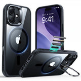 ESR iPhone 17 Deksel Classic Hybrid Kickstand MagSafe Svart Transparent