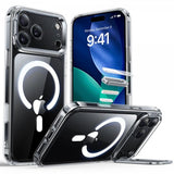 ESR iPhone 17 Pro Deksel Classic Hybrid Kickstand MagSafe Transparent
