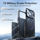 ESR iPhone 17 Pro Max Deksel Cyber ​​Tough Kickstand MagSafe Svart