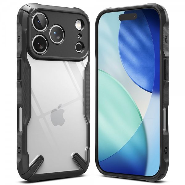 Ringke iPhone 17 Pro Max Deksel Fusion X Svart