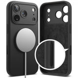 Ringke iPhone 17 Pro Max Deksel Silicone Magnetic Svart