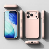 Ringke iPhone 17 Pro Max Deksel Silicone Magnetic Pink Sand