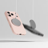 Ringke iPhone 17 Pro Max Deksel Silicone Magnetic Pink Sand