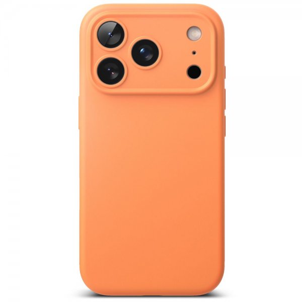 Ringke iPhone 17 Pro Max Deksel Silicone Magnetic Tangerine