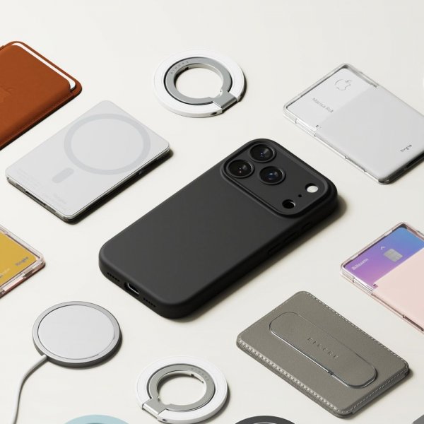 Ringke iPhone 17 Pro Deksel Silicone Magnetic Lilla