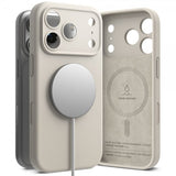 Ringke iPhone 17 Pro Deksel Silicone Magnetic Stone